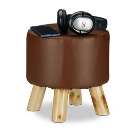 Relaxdays Hocker Kunstleder