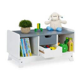 Relaxdays Kinderregal 4 Fächer