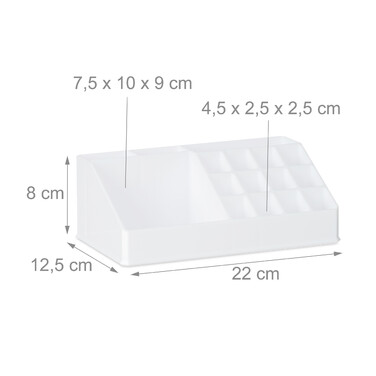 Relaxdays Kosmetikorganizer Acryl