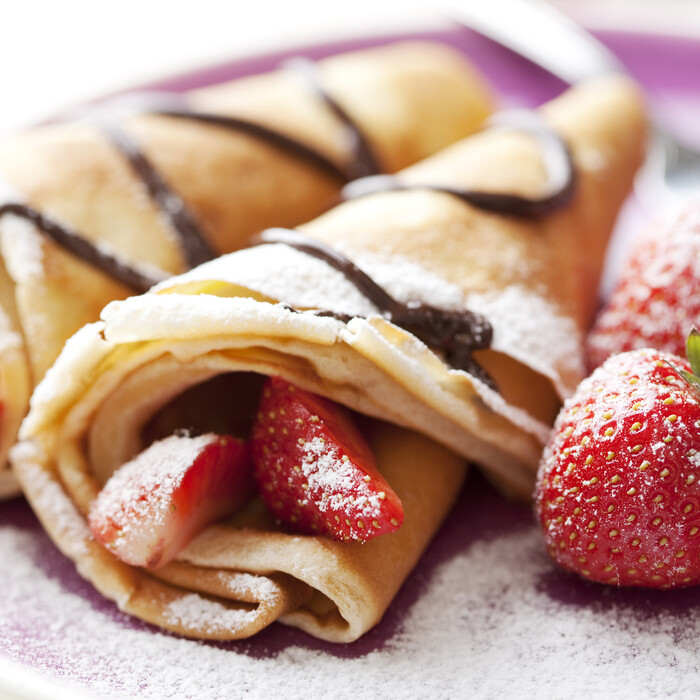 Relaxdays Crêpespfanne Aluguss schwarz 25 cm