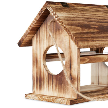 Relaxdays Vogelfutterhaus aus Holz