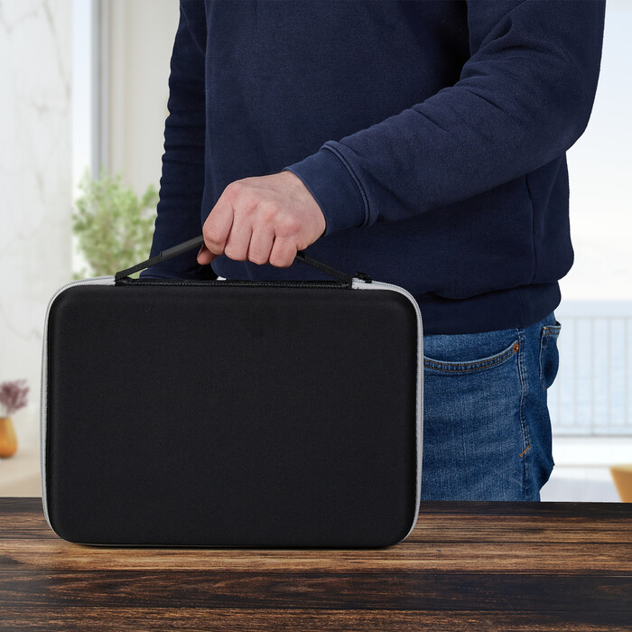 Relaxdays Batterie Koffer mit Tester