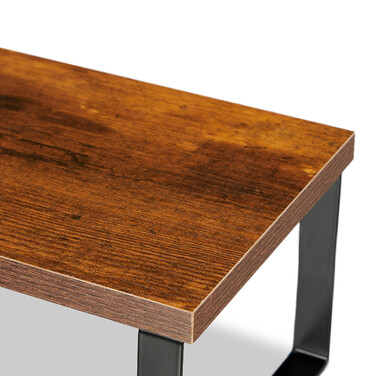 Relaxdays 2-tlg. Tischregal Set Industrial Design