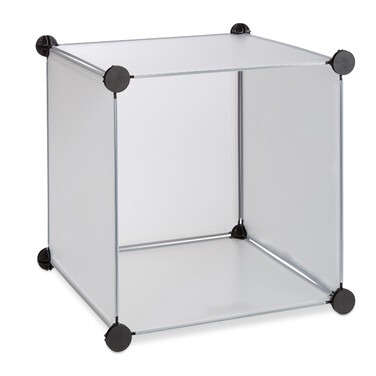 Relaxdays Kleiderschrank Stecksystem 14 Fächer