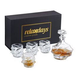Relaxdays Whisky Set 5-teilig