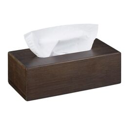 Relaxdays Kosmetiktuchbox Bambus braun