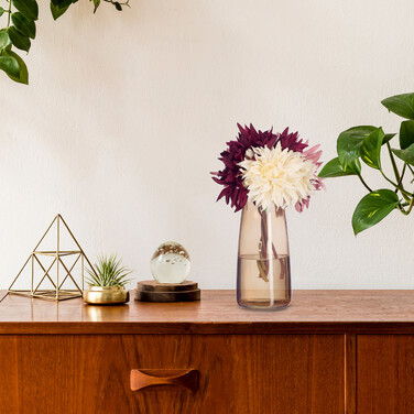Relaxdays Vase aus Glas