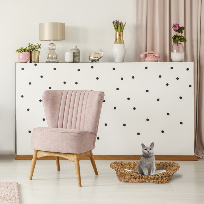 Relaxdays Tierbett für Hunde und Katzen