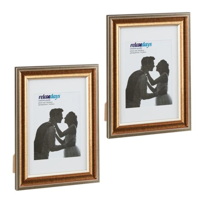 Relaxdays Bilderrahmen 20x30 cm 2er Set