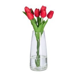 Relaxdays Vase aus Glas