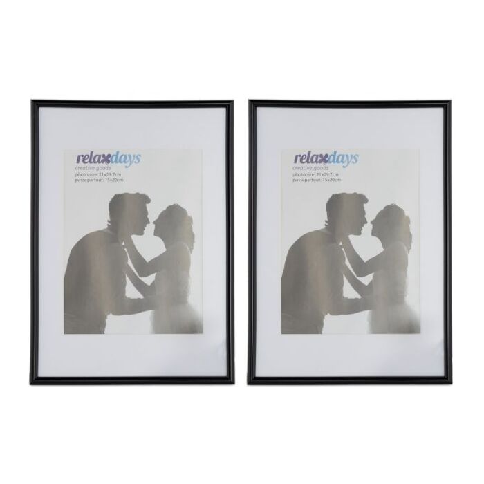 Relaxdays Bilderrahmen 2er Set 20x30 cm