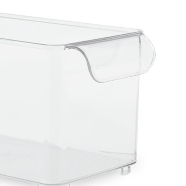 Relaxdays Kühlschrank Organizer schmal mit Griff