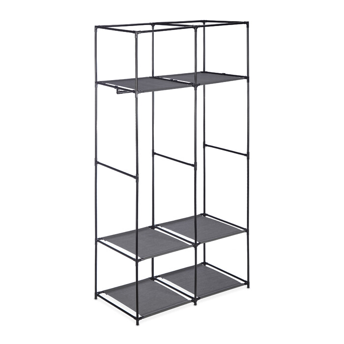 Relaxdays Stoffschrank mit 6 Fächern