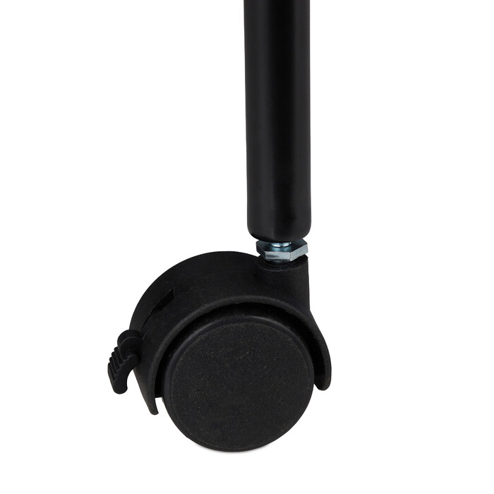 Relaxdays Rollgarderobe mit Ablage & Haken