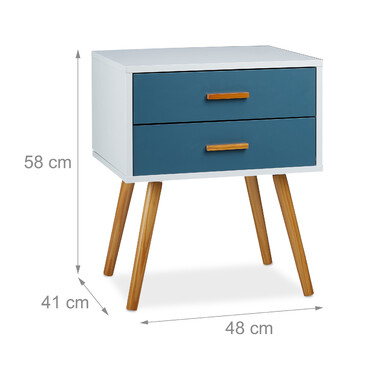Relaxdays Beistellschrank Retro