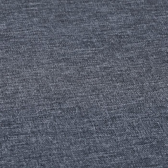 Relaxdays Sitzhocker mit Tischfunktion, Stauraum, 45,5x37 cm, Stoff, Holzbeine, grau/Natur