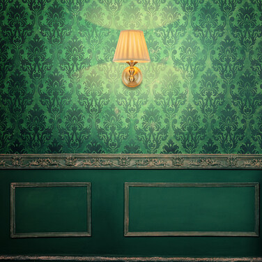 Relaxdays Antike Wandlampe