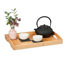 Relaxdays Tablett aus Bambus