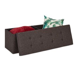 Relaxdays Sitzbank mit Trenngitter