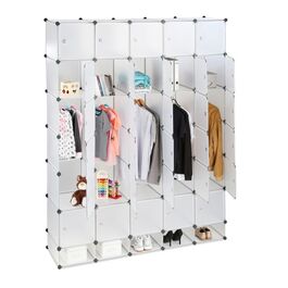 Relaxdays XXL Kleiderschrank Stecksystem