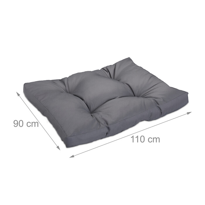 Relaxdays Hundebett grau