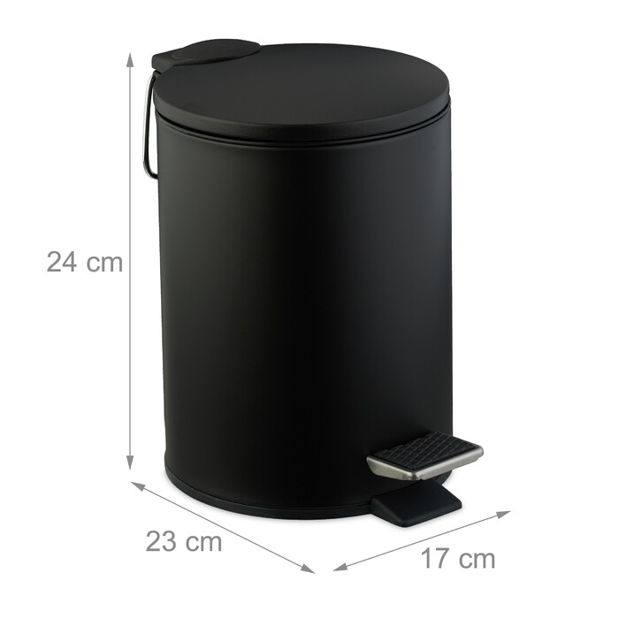Relaxdays Runder Kosmetikeimer 3 Liter