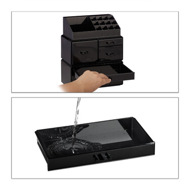 Relaxdays Acryl Make Up Organizer mit 21 Fächern