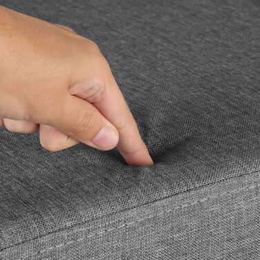 Relaxdays Sitzhocker mit Stauraum 2 Schubladen