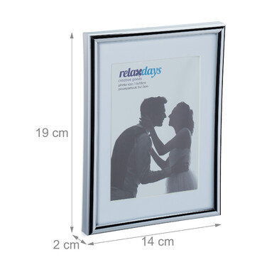 Relaxdays Bilderrahmen 2er Set 13 x 18 cm