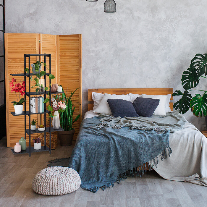 Relaxdays Pflanzenregal mit 6 Ablagen