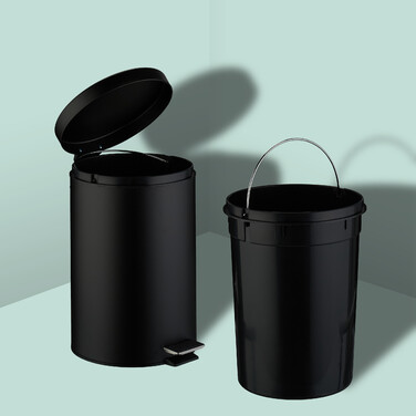 Relaxdays Runder Mülleimer Küche 20 Liter