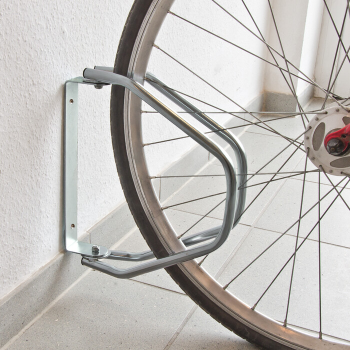 Relaxdays Schwenkbarer Fahrradständer Wand im Set