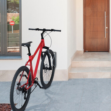 Relaxdays Schwenkbarer Fahrradständer Wand im Set