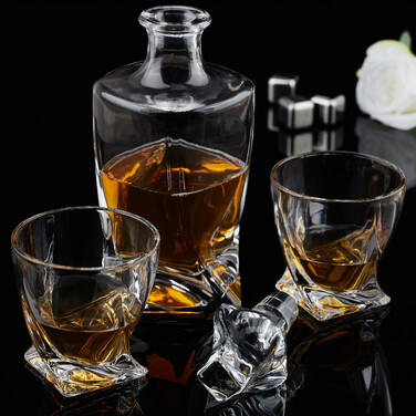 Relaxdays Whisky Set 5-teilig
