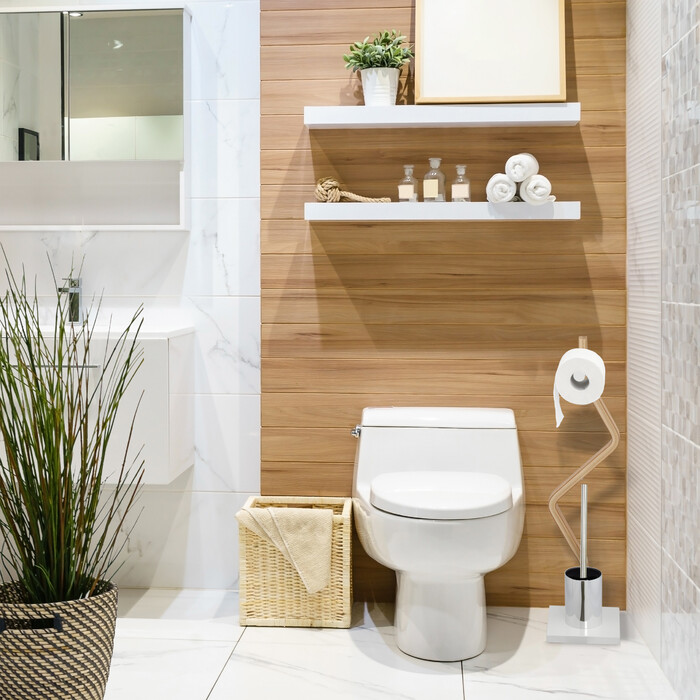 Relaxdays Toilettenbürste 3er Set schwarz