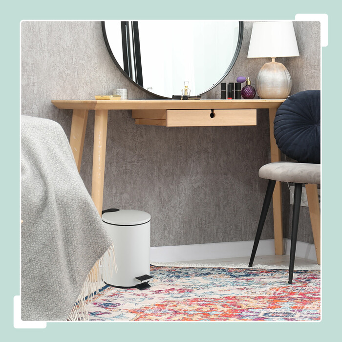 Relaxdays Runder Kosmetikeimer 3 Liter