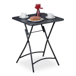 Relaxdays Metall Balkontisch klappbar