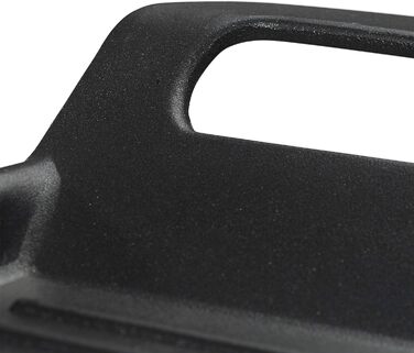 Relaxdays Grillplatte, Gas- & Elektroherd, Fleisch Gemüse Fisch grillen, Antihaft Grillpfanne, anthrazit, 3.7 x 26 x 39 cm