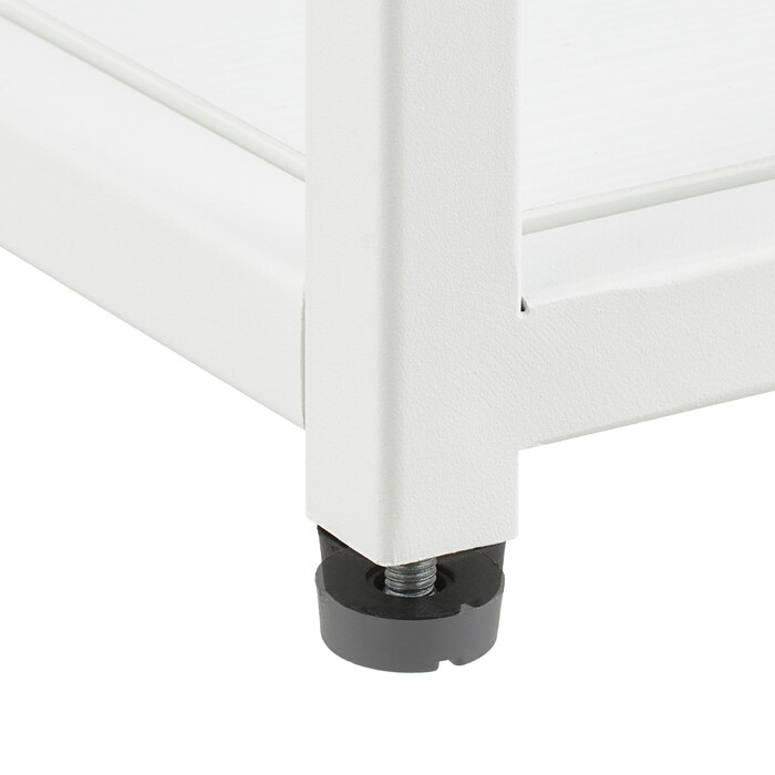 Relaxdays Beistelltisch Quader mit Glas