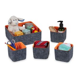 Relaxdays Schubladen Organizer 5er Set
