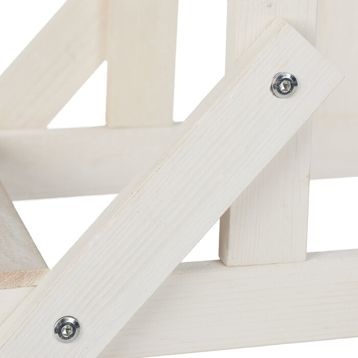 Relaxdays Blumentreppe Holz mit 3 Stufen