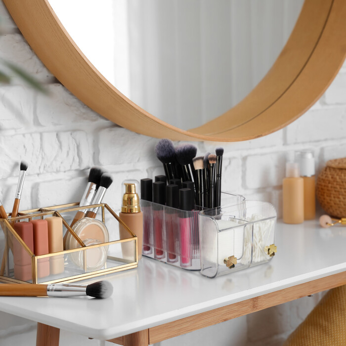 Relaxdays Kosmetik Organizer Wand