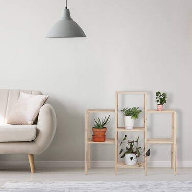 Relaxdays Pflanzenregal Holz