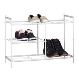 Relaxdays Schuhregal SANDRA 3 Ebenen