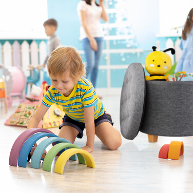 Relaxdays Runder Sitzhocker mit Stauraum