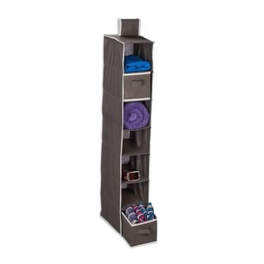 Relaxdays Hängeregal Kleiderschrank 7 Fächer