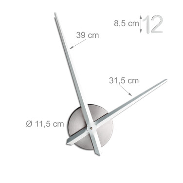Relaxdays Wanduhr DIY