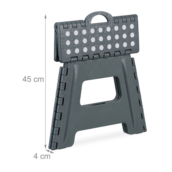 Relaxdays Klapphocker faltbar L