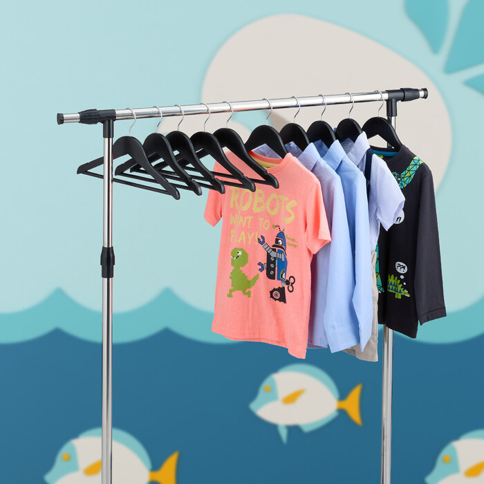 Relaxdays Kinderkleiderbügel aus Holz im 20er Set