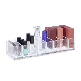 Relaxdays Make Up Organizer mit 8 Fächern